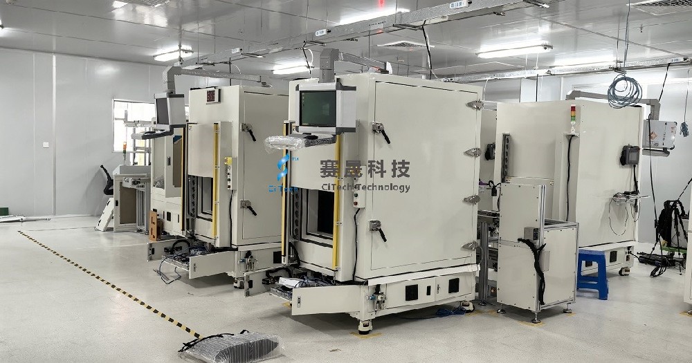 Audio insulation box for automated testing/ acoustic chamber